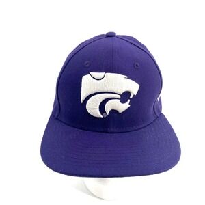 New Era Kansas State KState Wildcats Purple Snapback Baseball Hat Cap Adjustable